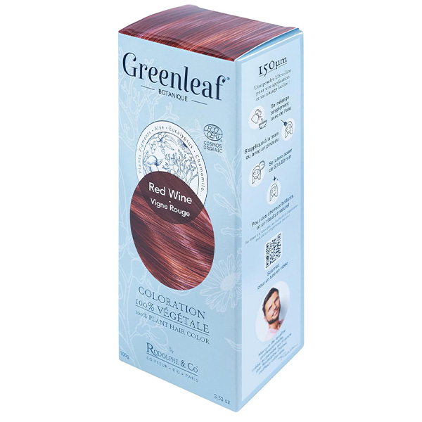 Greenleaf uitgroeikit / thuiskleurkit (keuze uit 11 tinten) Wijn rood