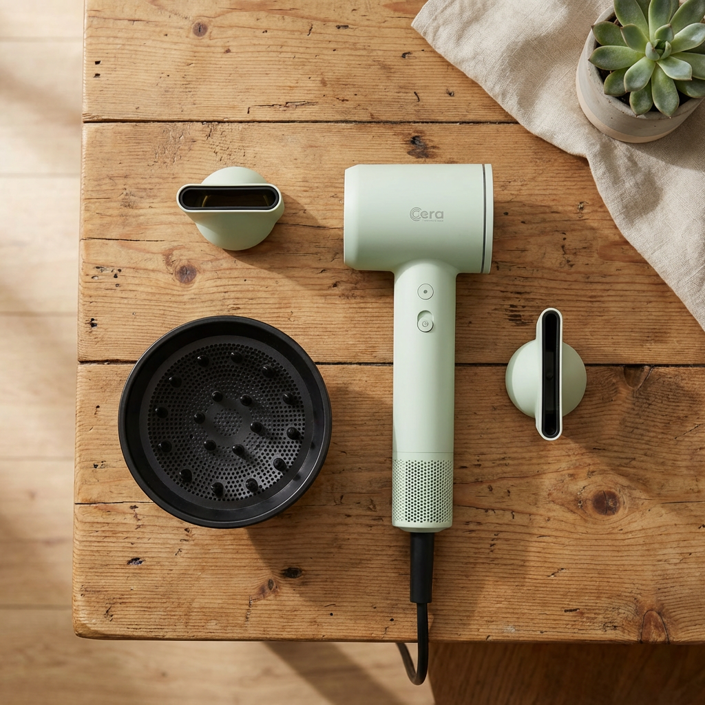 CERA Pro BLDC haardroger pastel groen