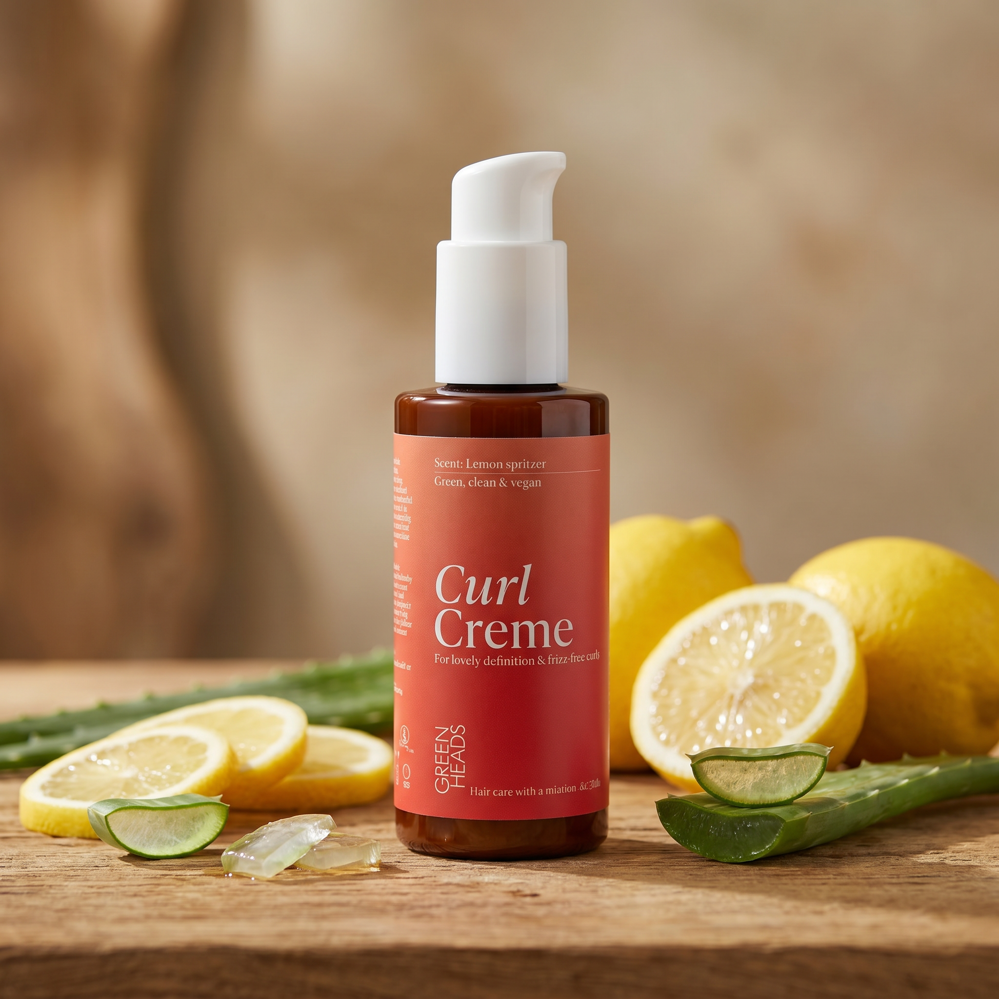 Green Heads Curl Cream 150 ml Natuurlijke Krullencrème