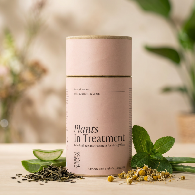 Green Heads Plants In Treatment 100 g | Natuurlijke Haarkuur