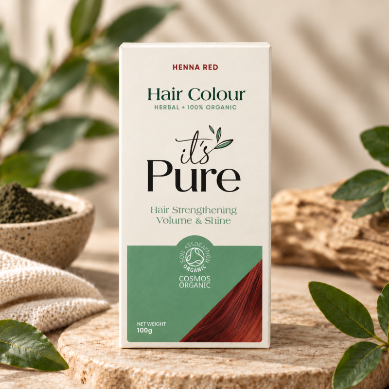It's Pure uitgroeikit thuiskleurkit Henna Red
