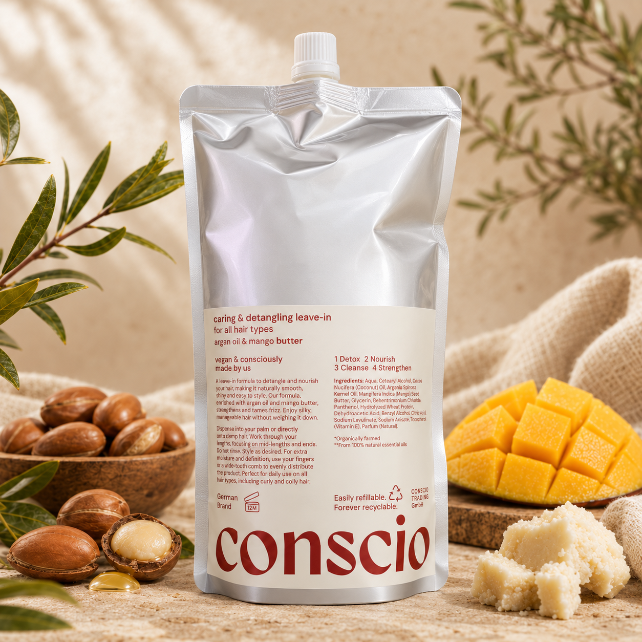 CONSCIO Verzorgende & Ontwarrende Leave-in Conditioner 500ml